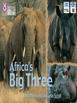 cover image of Collins Big Cat – Africa's Big Three